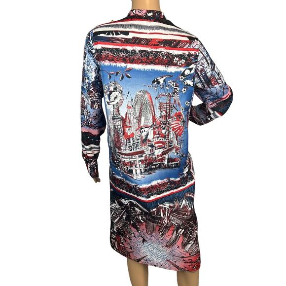 Jean Paul Gaultier September Premieres Dress Mandarin Collar Size 40 - Picture 4 of 13